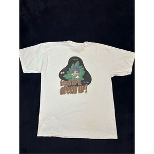 RARE Disney Vintage 2001 Jiminy Crickets Team Up And Green Up T Shirt Sz Large B